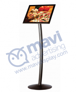 Подставка под меню "Волна", А4, черный цвет